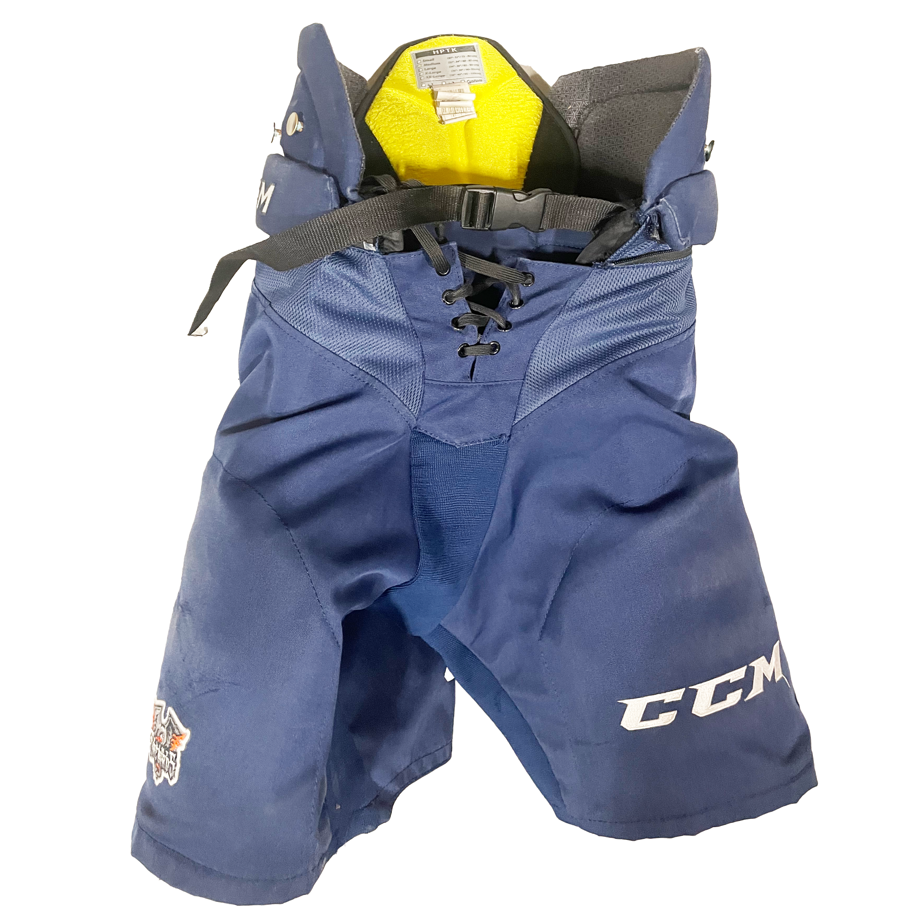 CCM HPTK - Pantalon de hockey OHL Pro Stock d'occasion (bleu marine)